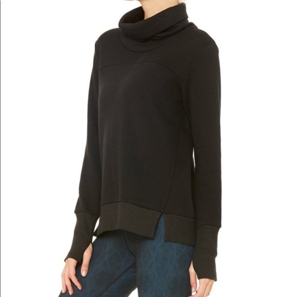 alo haze funnel neck sweatshirt